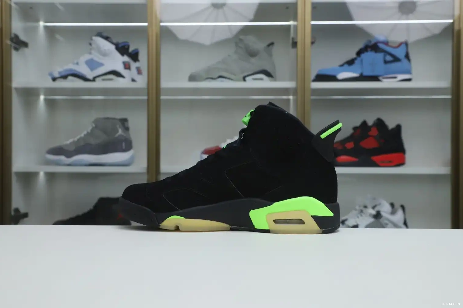 GREEN' RETRO 6 'ELECTRIC AIR Kimikick JORDAN 0815